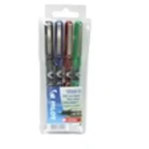 Comparateur de prix : PILOT Stylo roller V Ball VB 5, étui de 4 stylos roller