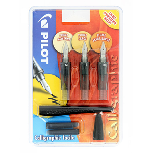 Comparateur de prix : Pilot Stylo plume de calligraphie Plumix, kit de 3