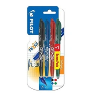 Comparateur de prix : Pilot Stylo Frixion Ball effaçable - Lot de 3+1 - Rouge, Vert, Bleu, N...