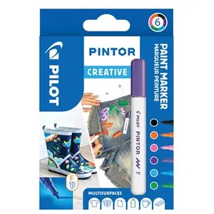 Set de 6 marqueurs Pilot Pen Pintor fun pointe fine pas cher