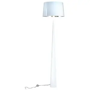 TOTEM-Lampadaire H177,5cm Blanc Aluminor