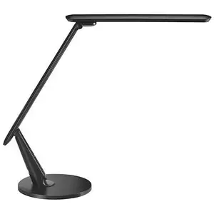 Comparateur de prix : Lampe de bureau faible consommation entièrement pliable - noir - Aluminor