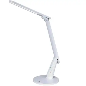 Comparateur de prix : Aluminor Lampe bureau LED Swingo panneau commande blanche