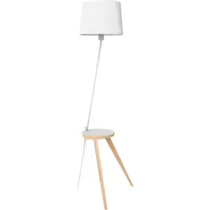 Lampadaire Trio 2 ALUMINOR  Bois / Métal / Tissus