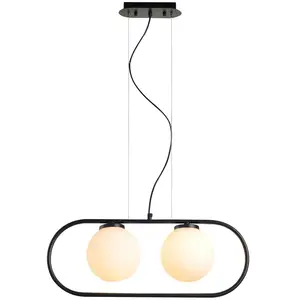 Suspension Tacatac verre et métal - boite à design Aluminor pas cher