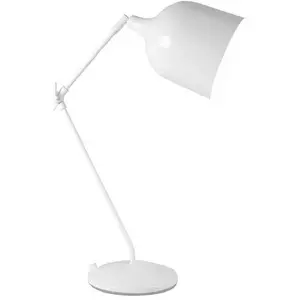 Lampe design, Lampe à poser Mekano lt design Blanc en Metal, Aluminor pas cher