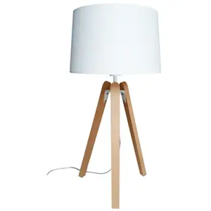 Aluminor ESSENCE LT-Lampe à poser Bois H59cm pas cher