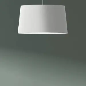 Aluminor Sacha suspension avec abat-jour en tissu pas cher