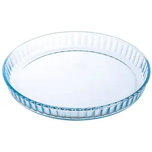 Comparateur de prix : Moule à tarte - PYREX - 1450152 - En verre borosilicate - 28 cm
