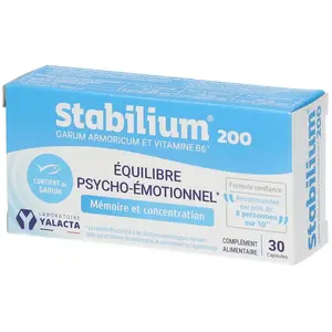 Comparateur de prix : Yalacta Stabilium 200 30 capsules