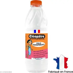Comparateur de prix : CLEOPATRE- Colle transparente - Flacon de recharge au format de 1 kg