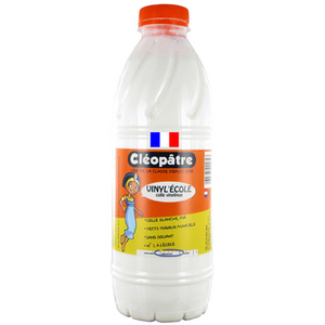 Comparateur de prix : CLEOPATRE Flacon 1 litre de colle blanche vinylique