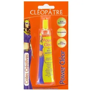 Comparateur de prix : Colle contact Power Cléor avec solvant 30 g - Cléopâtre