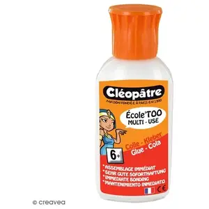 Cleopatre Colle Cléopatre liquide resistante ecole too - flacon de 60gVendu paramazon