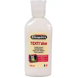 Comparateur de prix : Cleopatre Cléopâtre - Colle transparente pour textile tissu - 100g