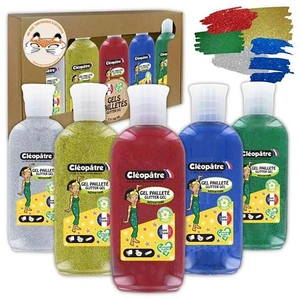 Cléopâtre Gel pailleté 100 ml 5 flacons + 1 masqueVendu parscrapmalin
