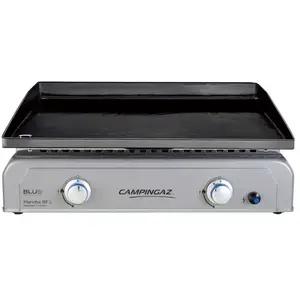 Comparateur de prix : CAMPINGAZ Plancha a gaz a poser Blue Flame - Plaque acier emaille - 60 x 40 cm TU