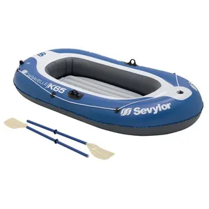 Sevylor Bateau Gonflable Caravelle Kk65 Kit - 2 Places - Bleu Et Blanc pas cher