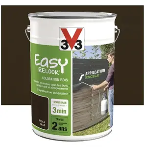 Coloration - V33 - Moka - Mat - 5 L - Intérieur - Bois pas cher