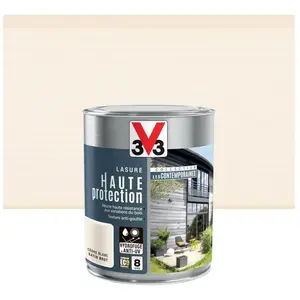 Comparateur de prix : Lasure V33 Hp les contemporaines 8 ans cèdre blanc satiné 1 l