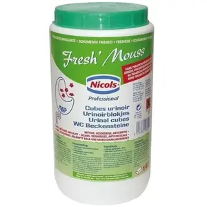 Nicol-S Cubes urinoir freshmouss boîte 40 pastilles = 1kg pas cher