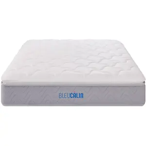 BLEU CALIN Matelas ressorts ensachés 180x200cm mousse mémoire de forme 30cm pas cher