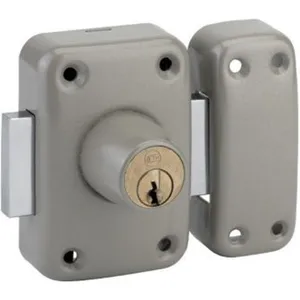 Verrou double entrée - THIRARD - Apache - Cylindre 45mm - Acier - 3 clés pas cher