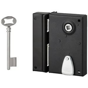 Serrure verticale Thirard - Noir - Gauche - Section 7mm lxh 70x110mm