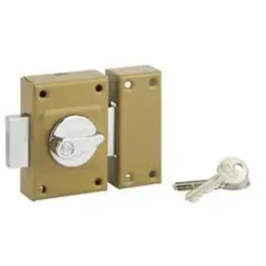 Verrou de sûreté bouton/cylindre Thirard Etandard 40 mmVendu parcastorama