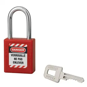 Cadenas de consignation rouge varié - 38 mm - Thirard