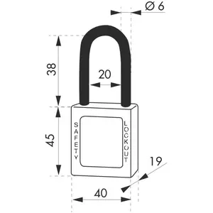 Cadenas de consignation rouge varié - anse nylon 38 mm - Thirard pas cher