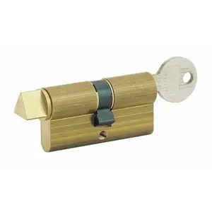Cylindre européen pompier longueur 30X30mm et triangle de 14mm laiton ...Vendu parsobrico