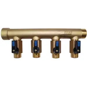 Comparateur de prix : Watts Industries Collecteur FC mâle-femelle 3/4 2 départs vanne m15/21