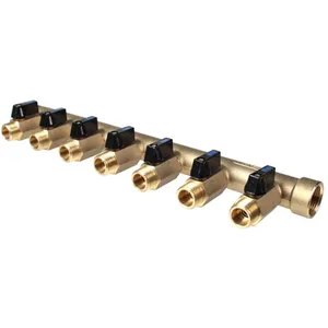 Watts - Collecteur m-f 3/4+mini-vannes assemblées 8 départs mâles 1/2 pas cher