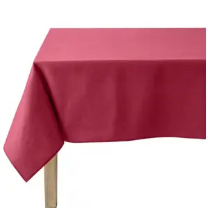 Coucke - Nappe rectangle unie Griotte - Traité TEFLON- 160 x 240 cm pas cher