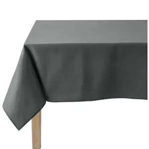 Comparateur de prix : Coucke - Nappe rectangle unie Anthracite - Traité TEFLON- 180 x 300 cm