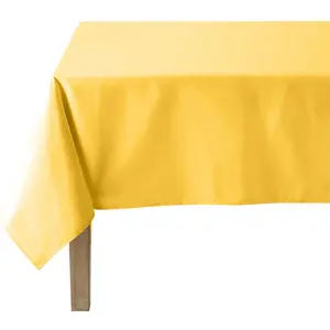 Comparateur de prix : Coucke Nappe carrée unie, Coton, Curry, 180x180 cm