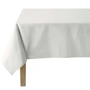 Comparateur de prix : Coucke Nappe Carré Uni Blanc Coton 180 x 180 cm