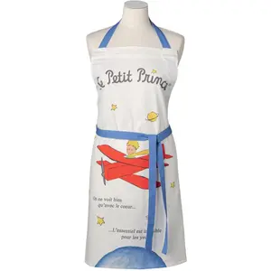 Coucke Tablier Imprimé En Coton - LE PETIT PRINCE Avion - 85 x 76 cm pas cher