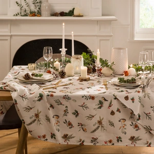 Coucke Nappe imprimée métis, Magie de Noël, 180x300 cm pas cher