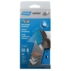 Norton Garniture ponçage multi air - grain 40 - 93x185 mm pas cher