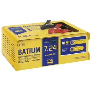 Comparateur de prix : Chargeur de batterie - GYS - BATIUM 7-24 - 210 W - 6/12/24V - 15-130 Ah