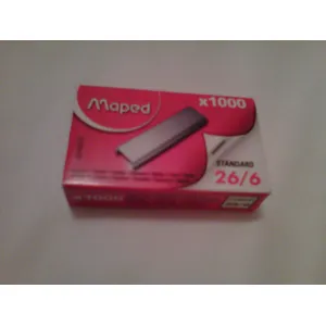 Comparateur de prix : Boîte de 1000 agrafes 26/6 Maped