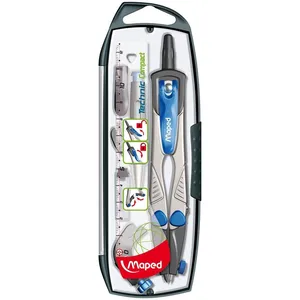 Maped Compas scolaire Technic Concept, set de 5 pièces, ()Vendu parcdiscount