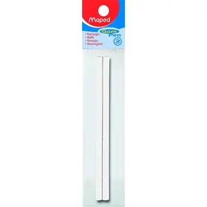 Comparateur de prix : Maped Lot de 2 gommes de recharge pour crayon à gomme Gom-Pen blanc