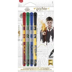 Comparateur de prix : 4 stylos feutres Maped Harry Potter