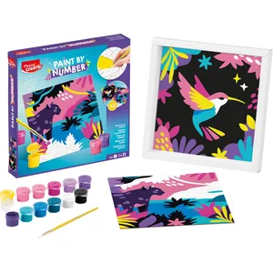 Comparateur de prix : Peinture enfant au numéro Maped Creativ Jungle Léopard et Oiseau