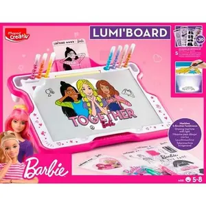 Comparateur de prix : Maped Creativ - Lumi'Board Barbie - Machine Lumineuse pour Apprendre à Dessiner - Dès 5 ans