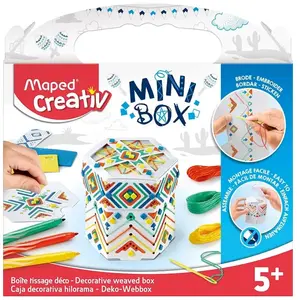 Comparateur de prix : Maped Creativ MINI BOX Kit tissage Boîte à trésor, 10 pièces ()