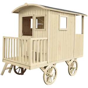 EGT Soulet - Cabane en bois Roulotte Carry pas cher